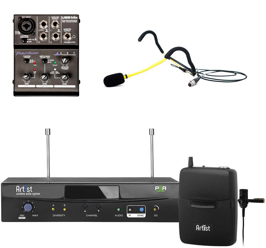 Artist Wireless EMic System for Streaming &amp; Recording Voice &amp; Music