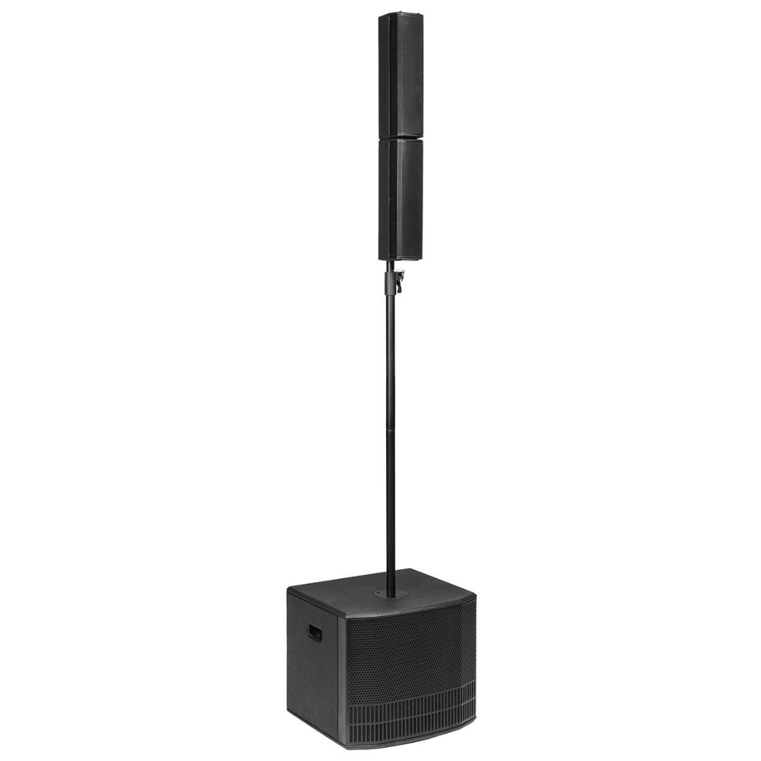 The Ultimate Portable Column Speaker PA System with Sub &amp; Wireless Mic