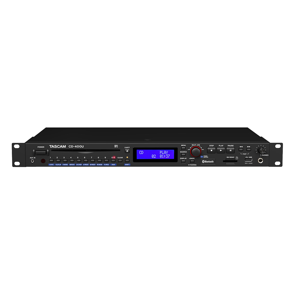 Tascam CD Player with Bluetooth, USB &amp; AM/FM Tuner