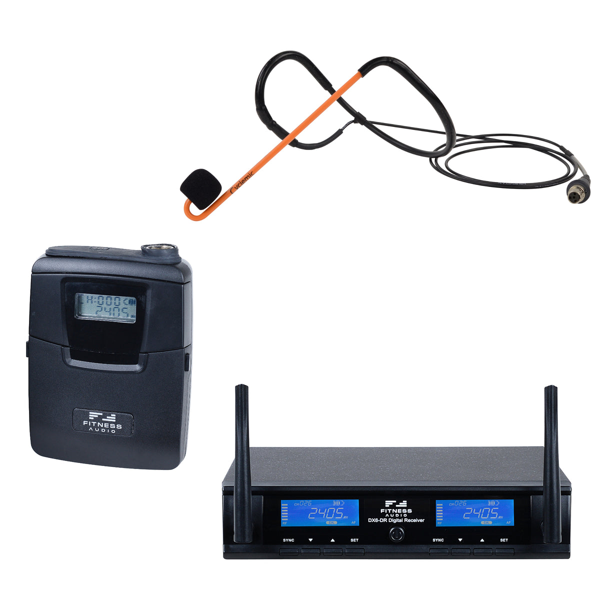 Aeromic & Cyclemic Fitness Audio DX6 Digital Package