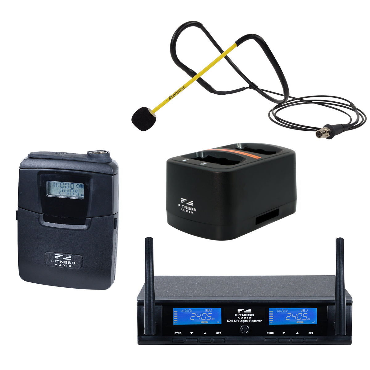 Aeromic & Cyclemic Fitness Audio DX6 Digital Package