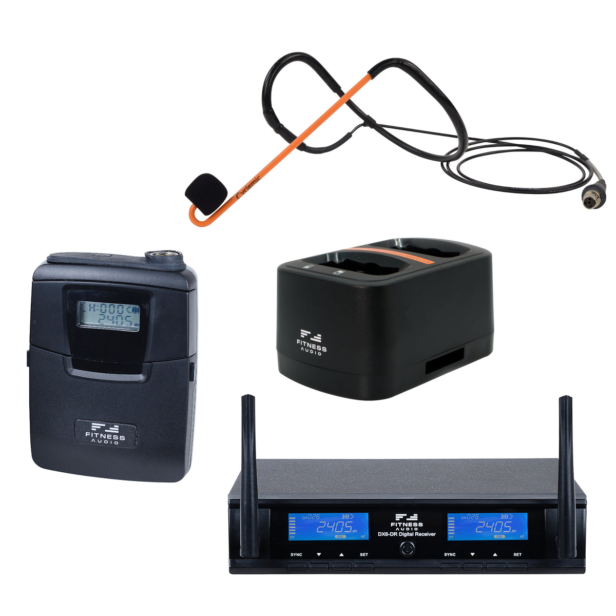 Aeromic & Cyclemic Fitness Audio DX6 Digital Package