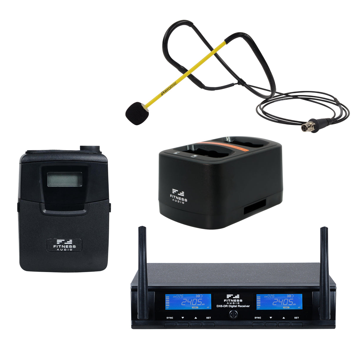 Aeromic & Cyclemic Fitness Audio DX6 Digital Package