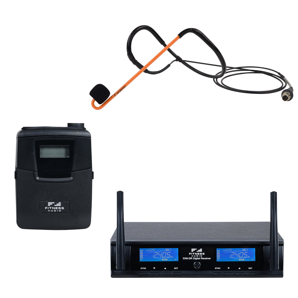 Aeromic & Cyclemic Fitness Audio DX6 Digital Package