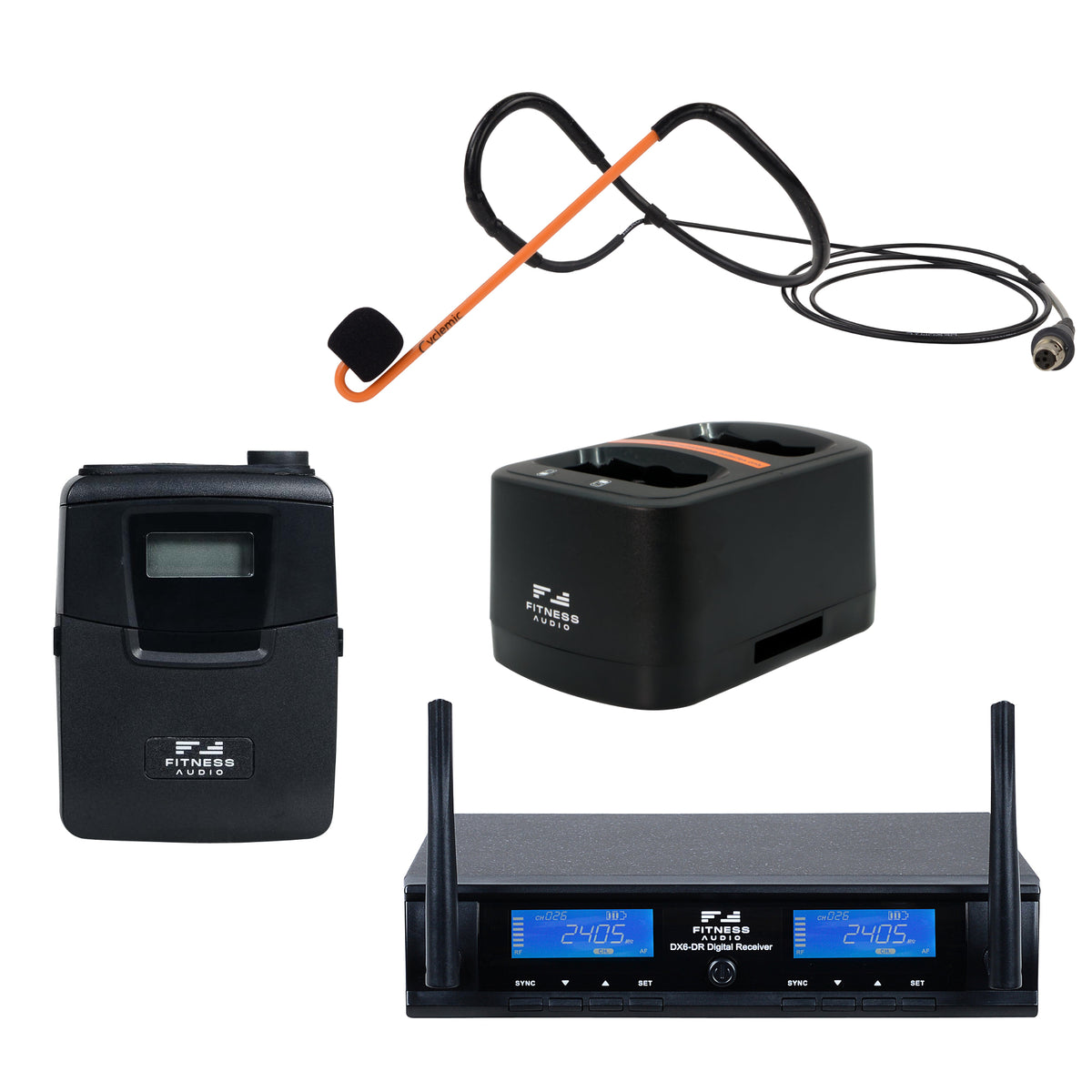 Aeromic & Cyclemic Fitness Audio DX6 Digital Package