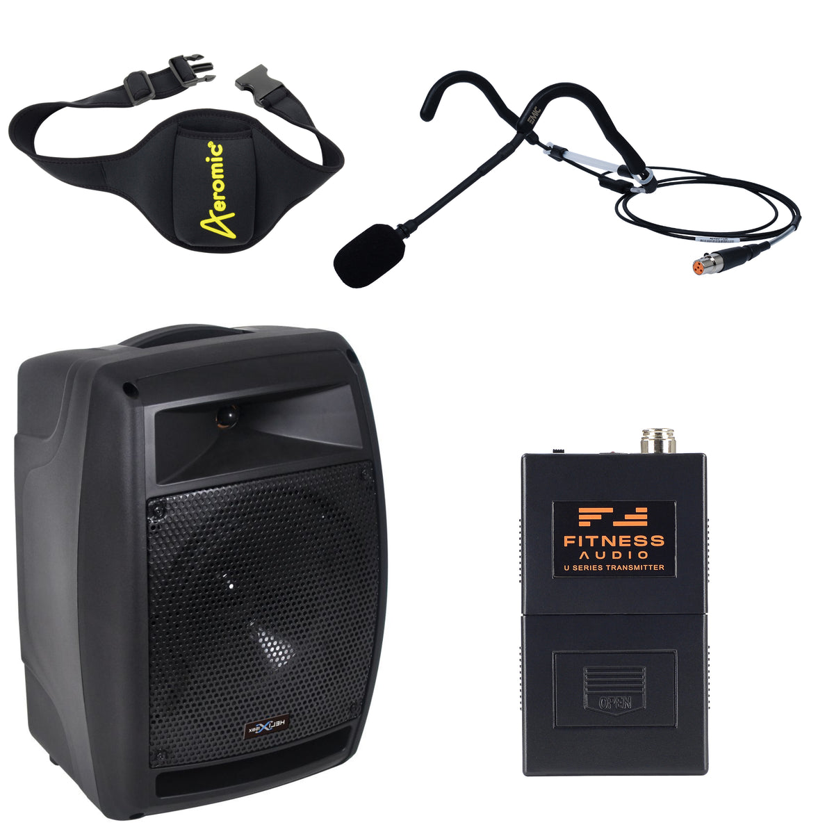 HELIX 158 Portable PA System with EMic Wireless Microphone