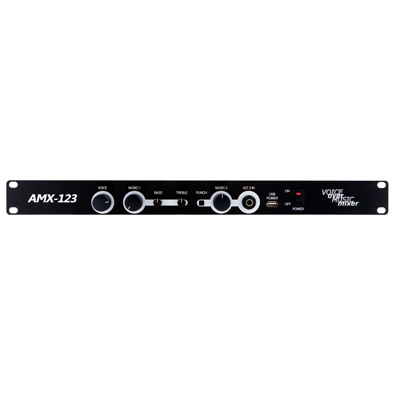AEROMIX AMX123 Mic/Line Mixer by Fitness Audio